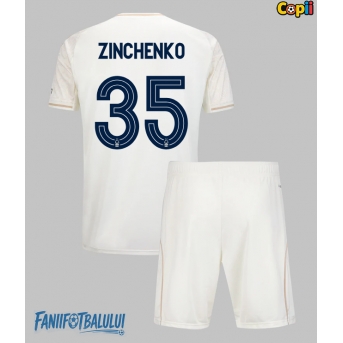 Nottingham Forest Oleksandr Zinchenko #35 Echipament de Fotbal Replică 2025-26 Copii Deplasare (+ Șorturi)